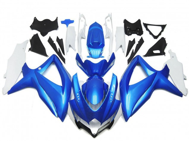 Carenados Moto Suzuki GSXR 600 / GSXR 750 2008-2010 - Blanco Azul Claro