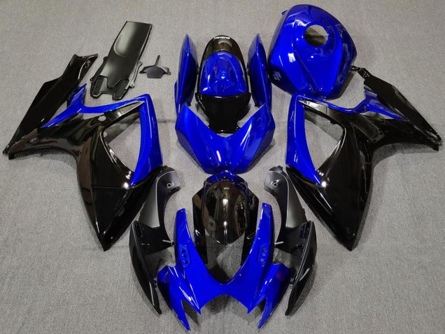 Carenados Moto Suzuki GSXR 600 / GSXR 750 2006-2007 - Azul Negro Brillante