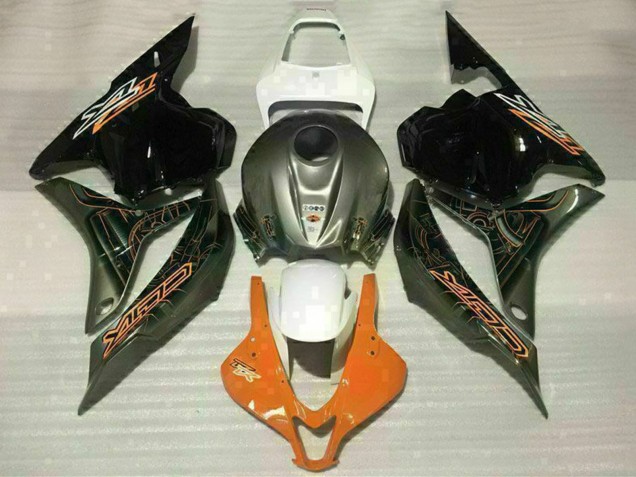 Carenados Moto Honda CBR600RR 2009-2012 - Blanco Naranja Negro Brillante