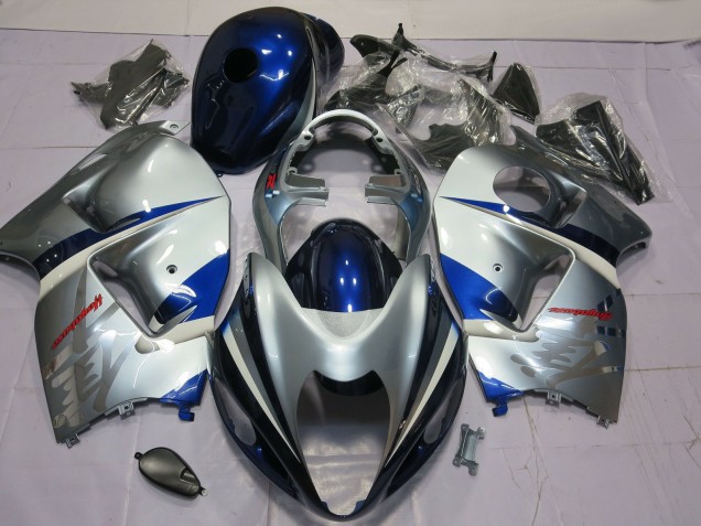 Carenado Moto Suzuki GSXR 1300 1996-2007 - Plata Azul