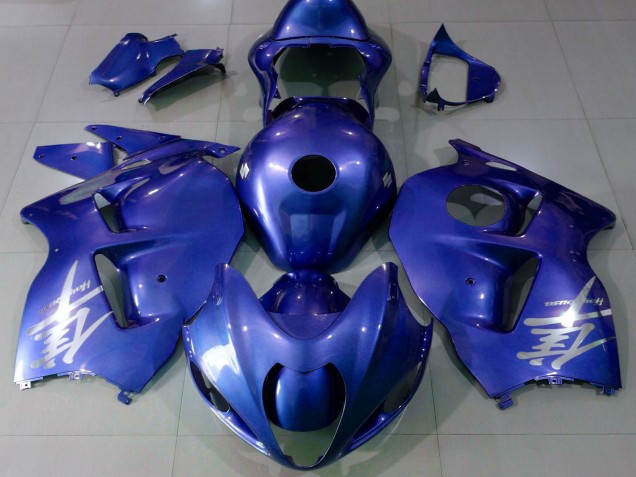 Carenados Moto Suzuki GSXR 1300 1996-2007 - Azul Brillante Plata Logo