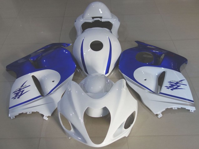 Carenados Moto Suzuki GSXR 1300 1996-2007 - Blanco Brillante Azul