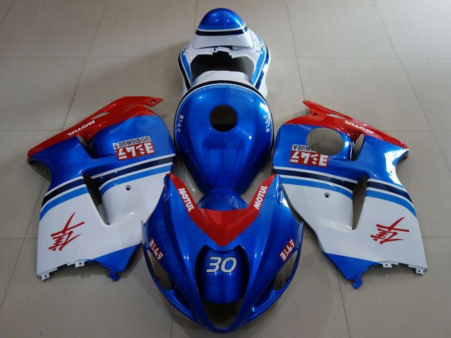 Carenados Moto Suzuki GSXR 1300 1996-2007 - Azul Blanco Rojo