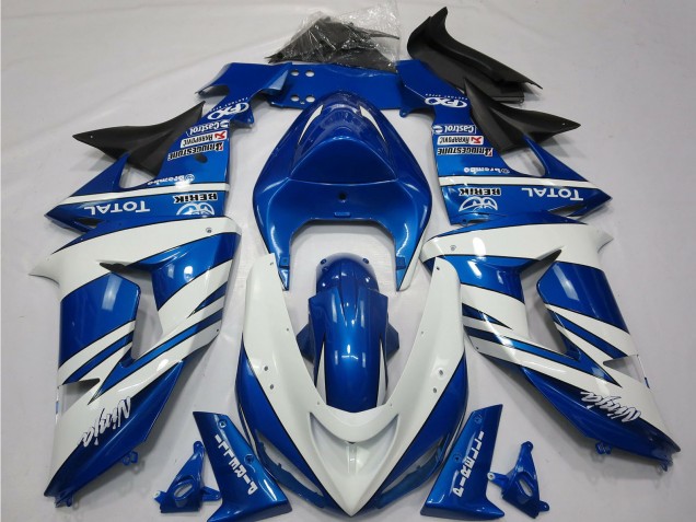 Carenados Moto Kawasaki ZX10R 2006-2007 - Azul Blanco Negro