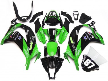 Carenados Moto Kawasaki ZX10R 2016-2020 - Verde Negro Brillante Team Verde Star 87