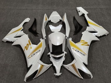 Carenados Moto Kawasaki ZX10R 2008-2010 - Blanco Perla Oro