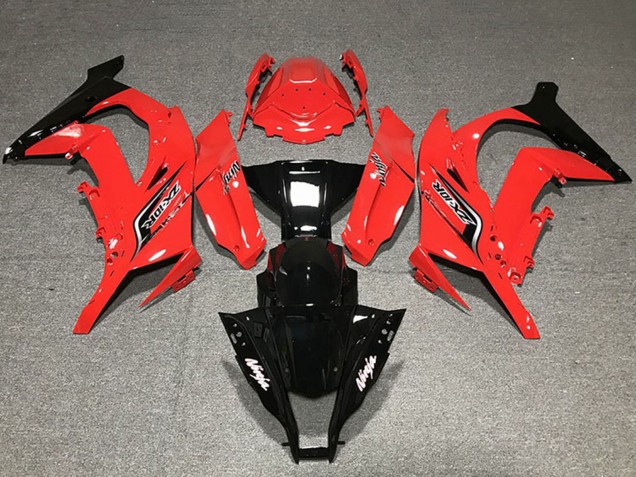 Carenados Moto Kawasaki ZX10R 2011-2015 - Rojo Negro Brillante