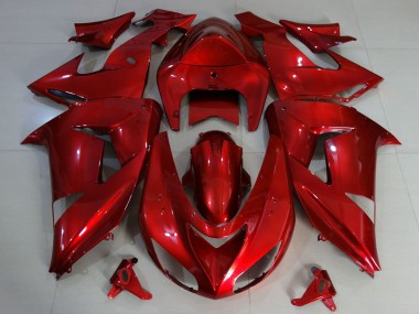 Carenados Moto Kawasaki ZX10R 2006-2007 - Rojo Profundo