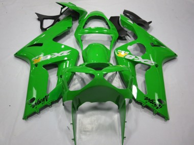 Carenados Moto Kawasaki ZX6R 2003-2004 - Verde OEM Estilo