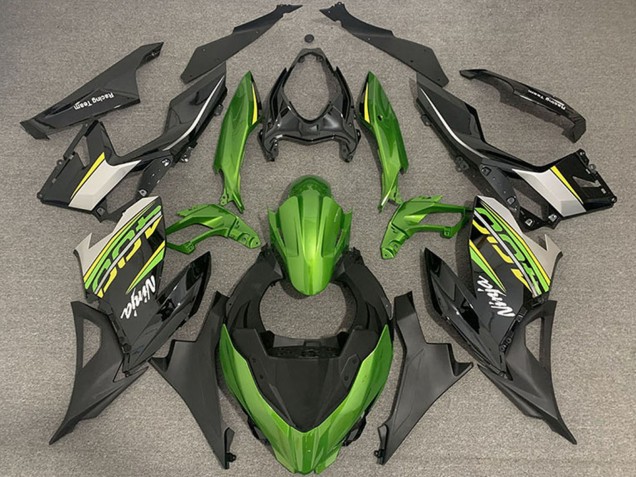 Carenados Moto Kawasaki Ninja 400 2018-2024 - Verde Negro Oro OEM Estilo