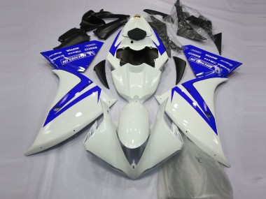 Carenados Moto Yamaha R1 2012-2014 - Blanco Azul
