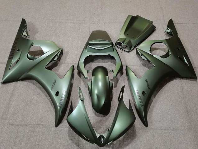 Carenados Moto Yamaha R6 2003-2004 - Verde Militar
