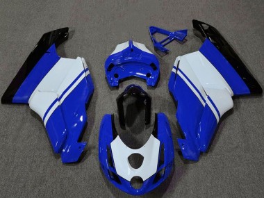 Carenados Moto Ducati 749 999 2003-2004 - Blanco Azul Negro Brillante