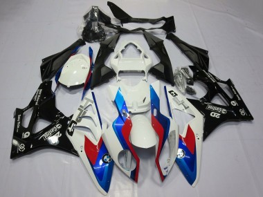 Carenados Moto BMW S1000RR 2009-2014 - Blanco Rojo Azul Negro Brillante Castrol OEM Estilo