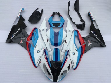 Carenados Moto BMW S1000RR 2009-2014 - Blanco Rojo Azul Claro Negro Brillante OEM Estilo
