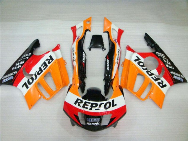 Carenado Moto Honda CBR600 F3 1995-1996 - Naranja Blanco Rojo Negro Brillante Repsol