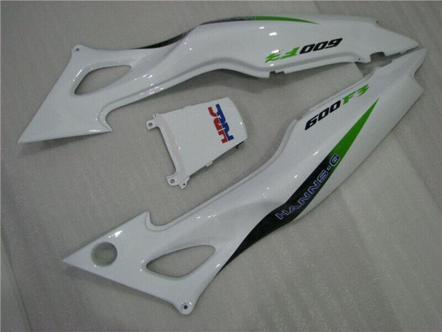 Carenados Moto Honda CBR600 F3 1995-1996 - Blanco Plata Verde Hannspree