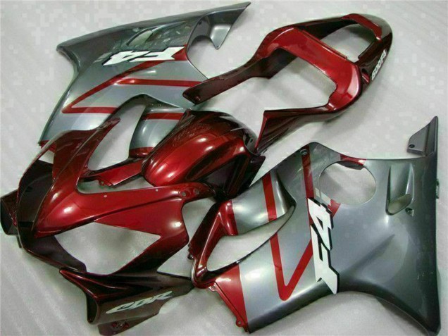 Kits Carenado Moto Honda CBR600 F4i 2001-2003 - Plata Rojo