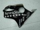 Carenados Moto Honda CBR600 F4i 2001-2003 - Negro Brillante Plata SevenStars