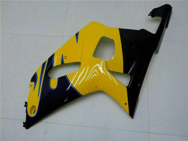Carenados Moto Suzuki GSXR 600/750 2001-2003 - Amarillo Azul Oscuro Negro Brillante