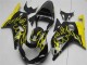 Carenados Moto Suzuki GSXR 600/750 2001-2003 - Negro Brillante Amarillo Llama