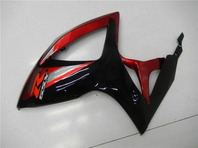 Carenado Moto Suzuki GSXR 600/750 2006-2007 - Rojo Negro Brillante