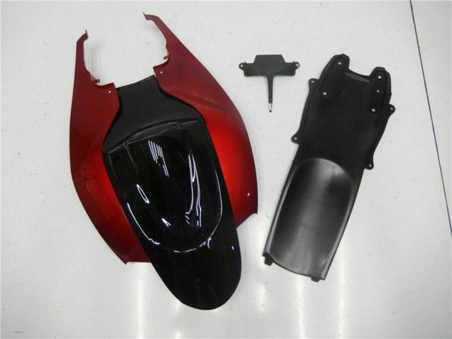 Carenado Moto Suzuki GSXR 600/750 2006-2007 - Rojo Negro Brillante