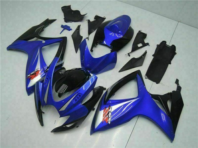 Carenados Moto Suzuki GSXR 600/750 2006-2007 - Azul Blanco Negro Brillante Rojo