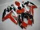 Carenados Moto Suzuki GSXR 600/750 2006-2007 - Blanco Rojo Negro Brillante Raya