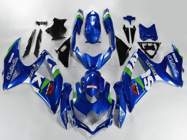 Carenados Moto Suzuki GSXR 600/750 2008-2010 - Azul Blanco Verde Negro