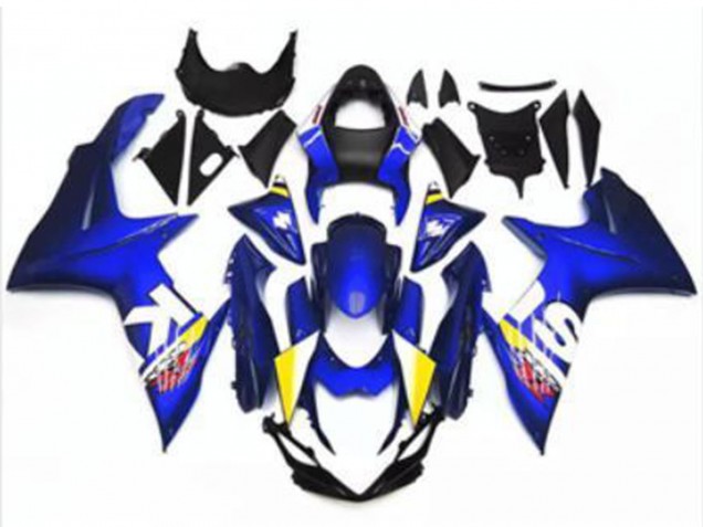 Carenado Moto Suzuki GSXR 600/750 2011-2024 - Azul Blanco