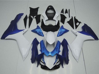 Carenados Moto Suzuki GSXR 600/750 2011-2024 - Blanco Azul Claro