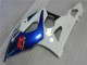 Kits Carenado Moto Suzuki GSXR 1000 2005-2006 - Blanco Azul Negro Brillante