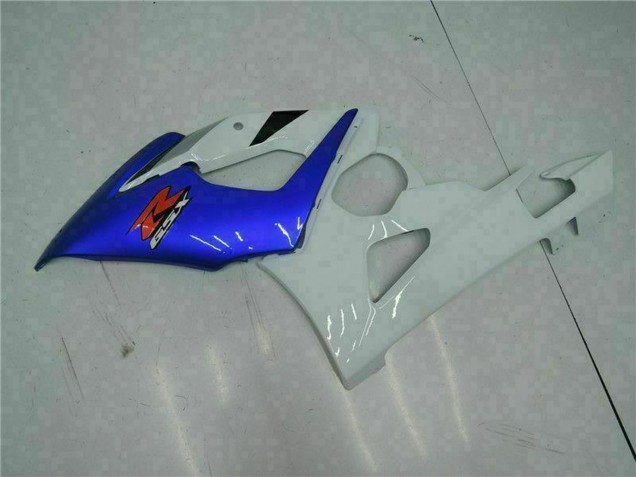 Carenado Moto Suzuki GSXR 1000 2005-2006 - Blanco Azul Negro Brillante