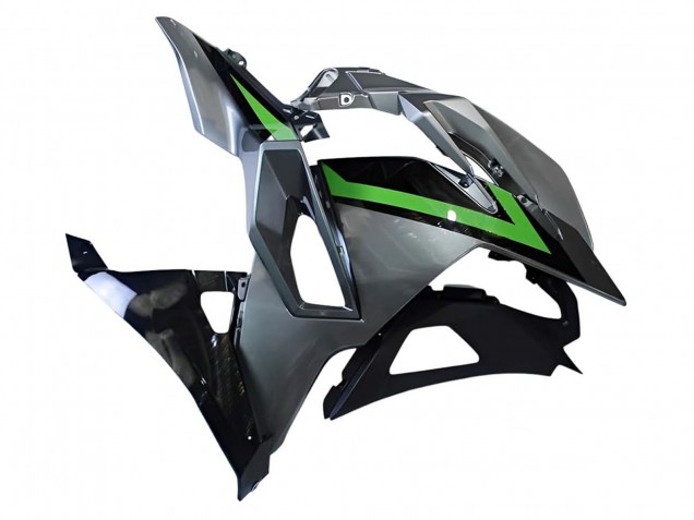Carenados Moto Kawasaki Ninja 500 EX500R 2024-2025 - Gris Verde Negro