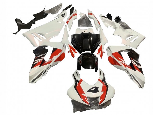 Carenados Moto Honda CBR1000RR-R 2020-2023 - Blanco Rojo Negro Brillante 4