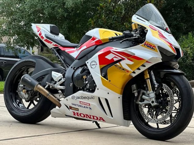 Carenados Moto Honda CBR1000RR-R 2020-2023 - Blanco Rojo Oro Motul HRC