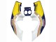 Carenados Moto Honda CBR400RR NC23 1987-1989 - Blanco Amarillo Azul Rothmans