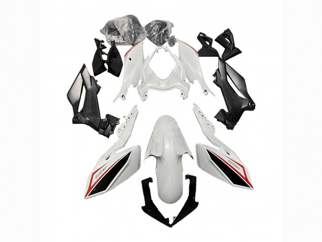 Carenados Moto Kawasaki Z400 2018-2024 - Blanco Rojo Negro