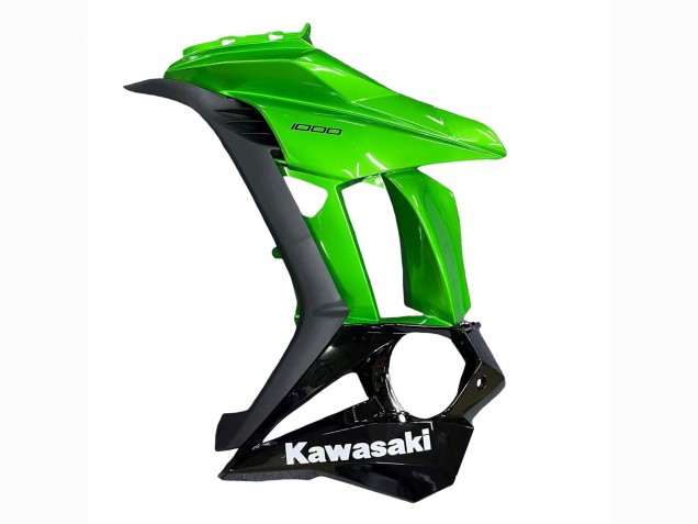 Carenados Moto Kawasaki Z1000SX 2010-2016 - Negro Brillante Negro Mate Verde