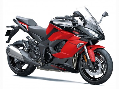 Carenados Moto Kawasaki Z1000SX 2020-2025 - Negro Rojo Ninja