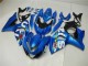 Kits Carenado Moto Suzuki GSXR 1000 2009-2016 - Azul Verde Blanco
