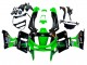 Carenados Moto Kawasaki ZZR400 1993-2007 - Verde Negro Brillante Verde Monstruo Elf Touch4 Bridgestone