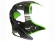 Carenados Moto Kawasaki ZZR600 1998-2003 - Verde Negro Brillante Llama
