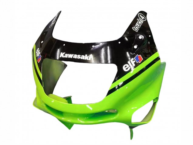 Carenados Moto Kawasaki ZZR600 1998-2003 - Verde Negro Brillante Azul Monstruo Elf Touch4 Bridgestone