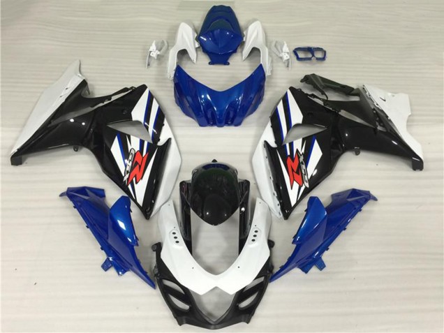 Kits Completo Carenado Moto Suzuki GSXR 1000 2009-2016 - Blanco Azul Negro