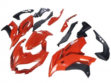 Carenados Moto Kawasaki Versys 650 2015-2021 - Rojo Negro Mate