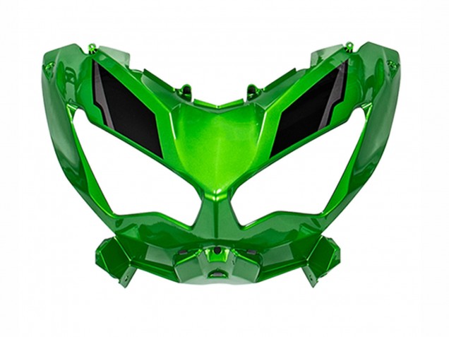 Carenados Moto Kawasaki Versys 650 2022-2025 - Verde Negro Brillante