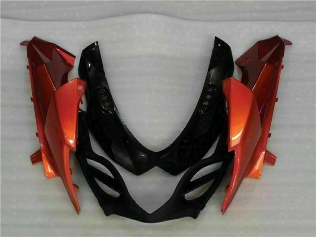 Carenados Moto Suzuki GSXR 1000 2009-2016 - Naranja Negro Brillante