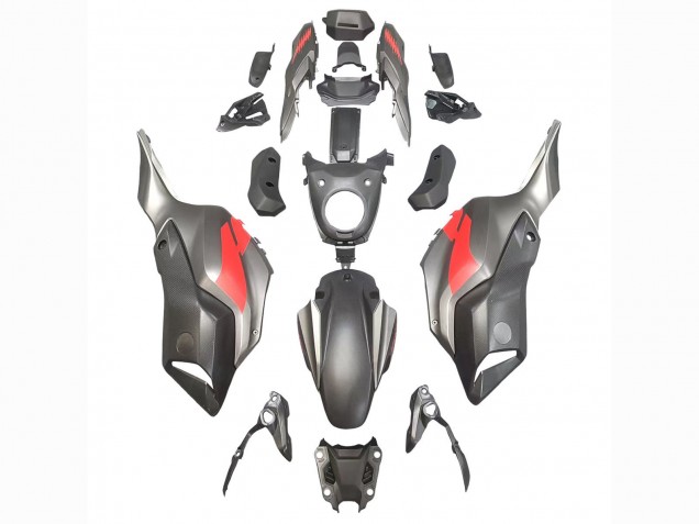 Carenados Moto Yamaha MT07/FZ07 2012-2017 - Gris Rojo